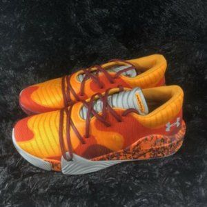 Under Armour Mens Anatomix Spawn Basketball Shoes Orange 3022384-800 Size 12.5